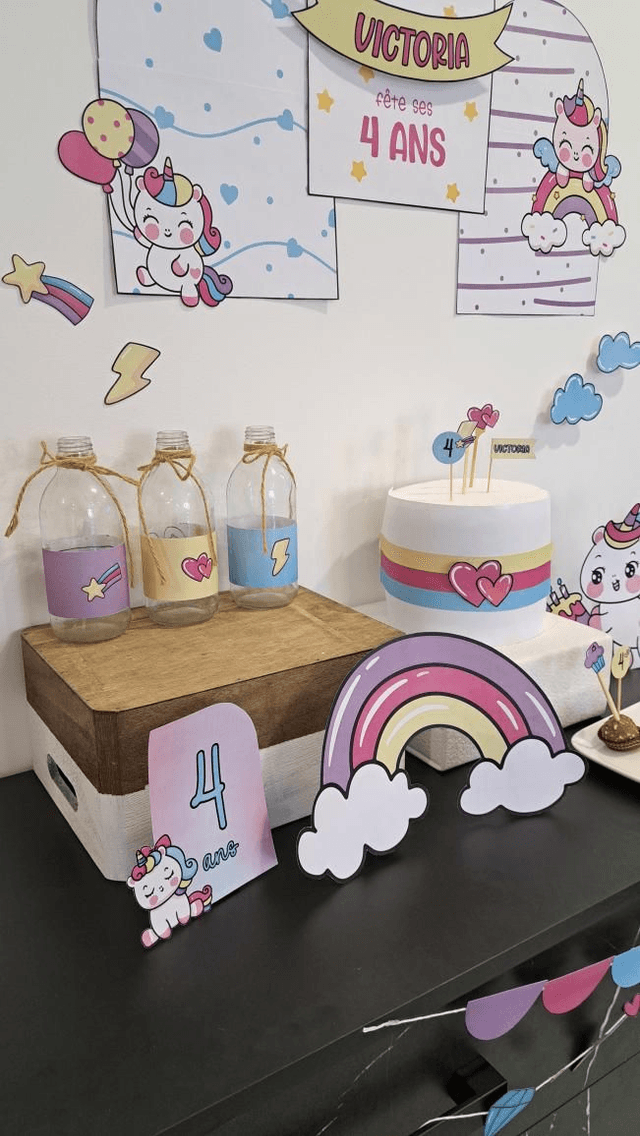 Kit Anniversaire Licorne