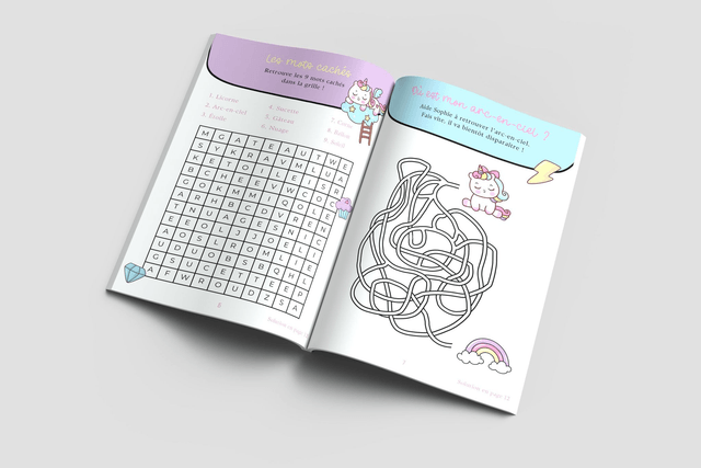 Cahier d'activité Licorne