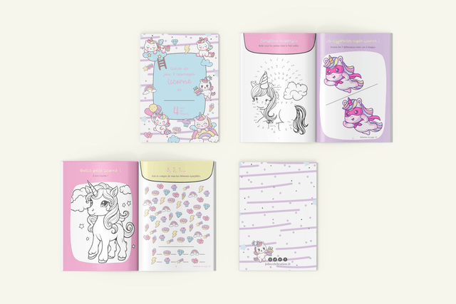 Cahier d'activité Licorne