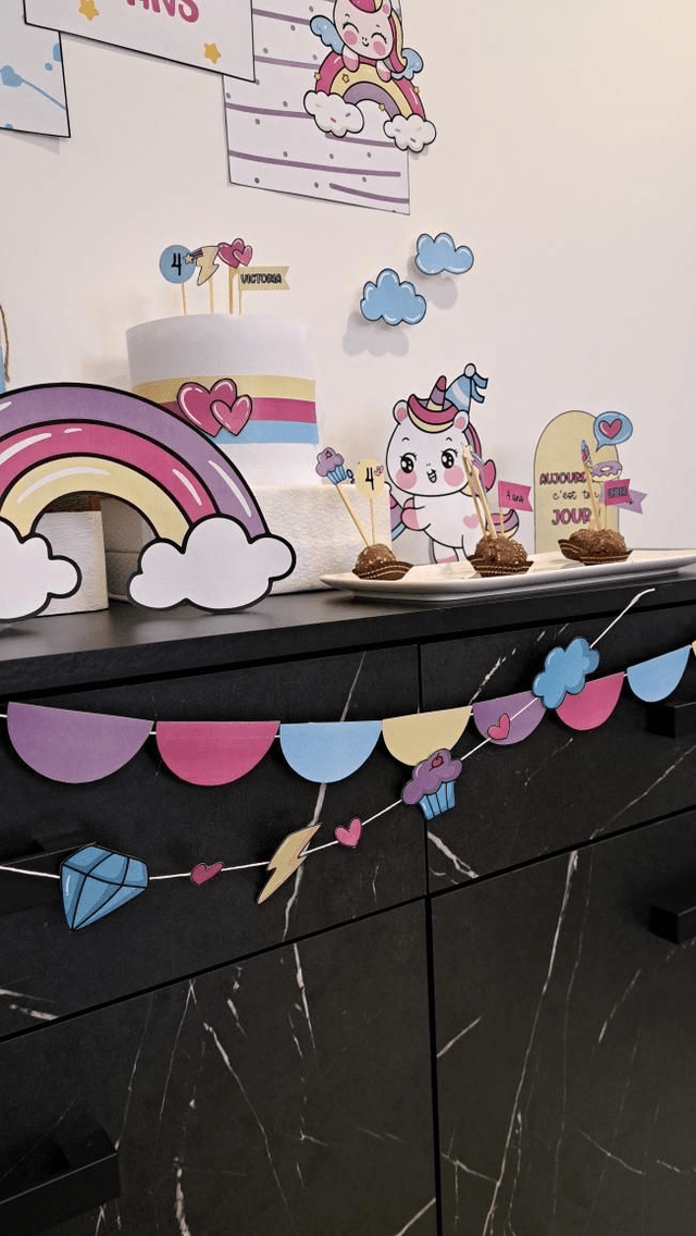 Kit Anniversaire Licorne