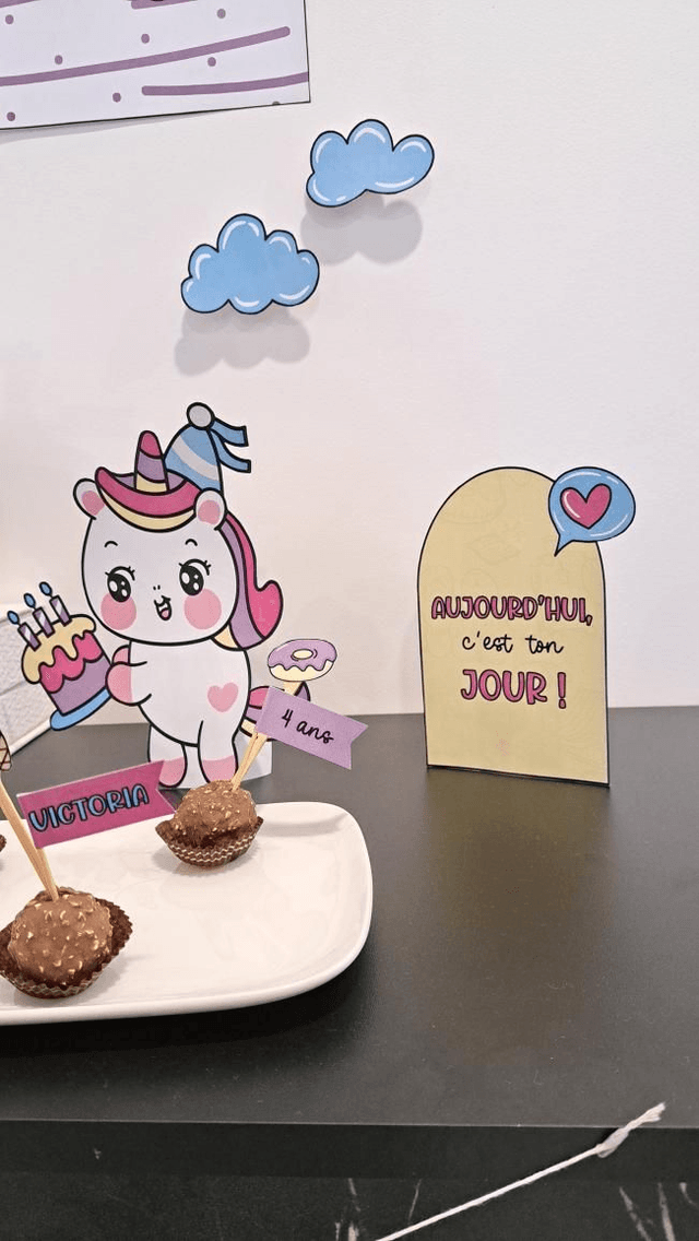 Kit Anniversaire Licorne