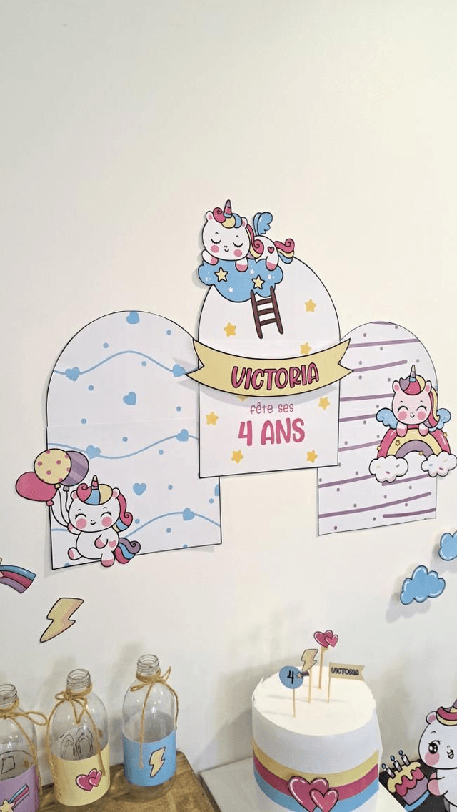 Kit Anniversaire Licorne