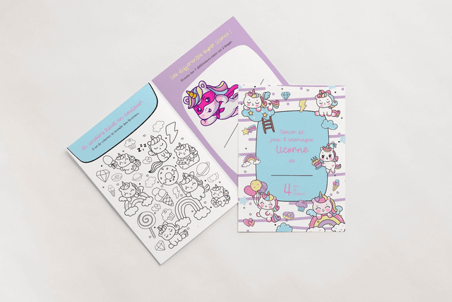 Cahier d&#039;activité Licorne